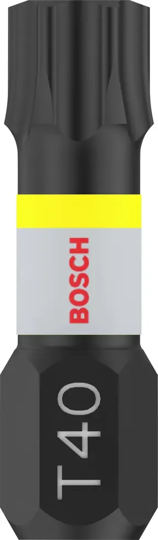 Bosch Power Tools 2608522478 Sechsrund-Bit 2teilig T-Profil Torsionszone de Bosch Professional – image du produit 1 sur 2