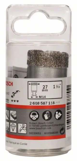 Bosch Power Tools 2608587118 Diamantboor droog 27 mm Van diamant voorzien 1 stuk(s) by Bosch Professional – product image 2 of 2