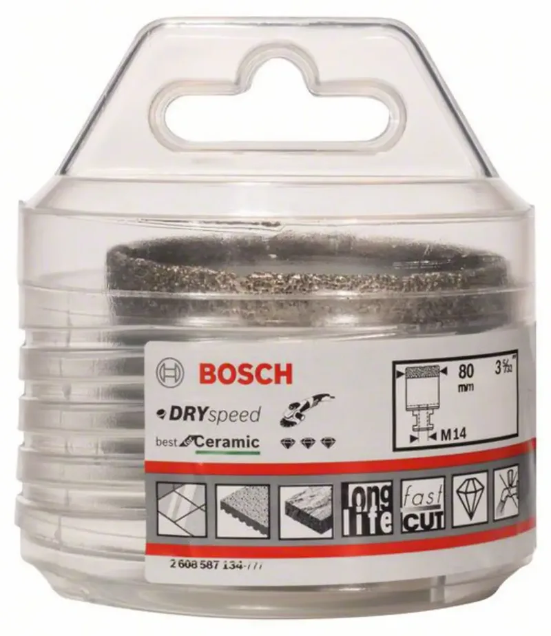 Bosch Power Tools 2608587134 Diamantboor droog 80 mm Van diamant voorzien 1 stuk(s) de Bosch Professional – image du produit 2 sur 2