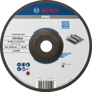Bosch Power Tools 2608603183 Schruppscheibe gekröpft 180 mm 1 St. Stahl von Bosch Professional – Produktbild 1 von 4