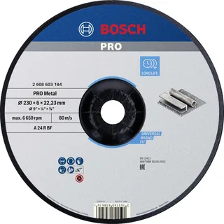 Bosch Power Tools 2608603184 Schruppscheibe gekröpft 230 mm 1 St. Stahl by Bosch Professional – product image 1 of 4