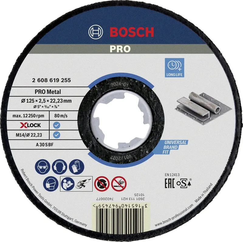 Bosch Power Tools 2608619255 Trennscheibe gerade 125 mm 1 St. Metall by Bosch Professional – product image