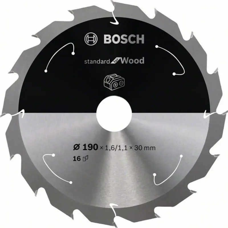 Bosch Power Tools 2608837706 Hartmetall Kreissägeblatt 190 x 30 mm Zähneanzahl: 16 1 St. by Bosch Professional – product image