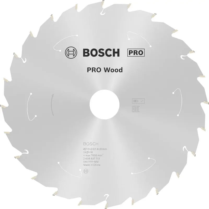 Bosch Power Tools 2608837713 Hartmetall Kreissägeblatt 210 x 30 mm Zähneanzahl: 24 1 St. by Bosch Professional – product image