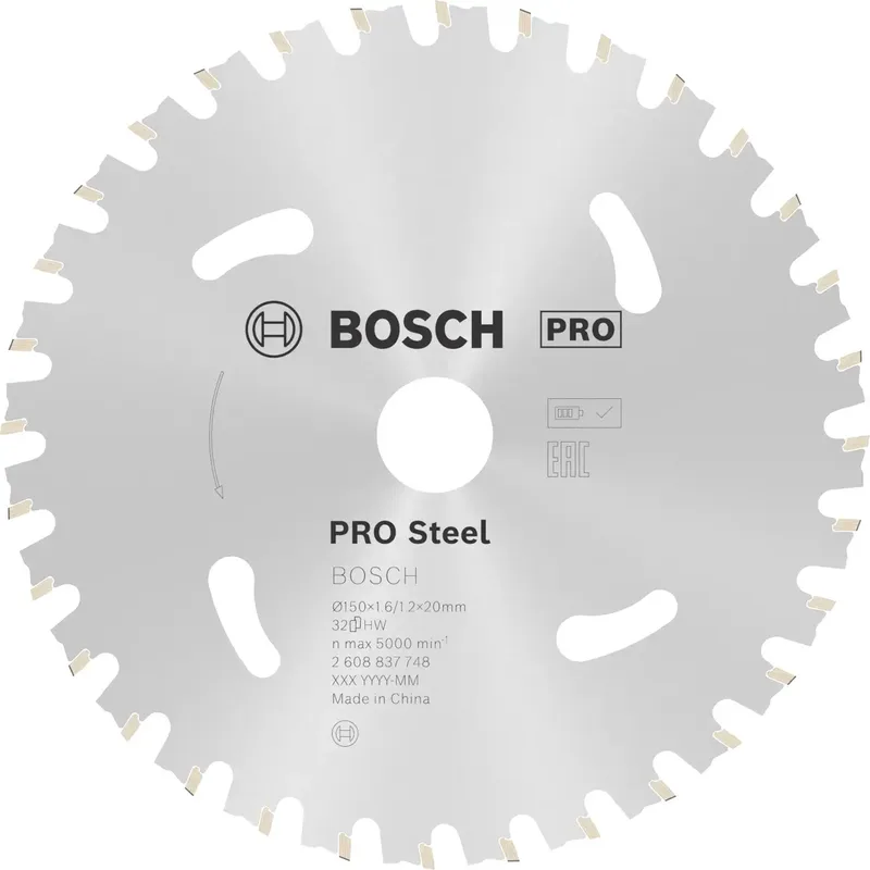 Bosch Power Tools 2608837748 Kreissägeblatt 150 x 20 mm Zähneanzahl: 32 1 St. von Bosch Professional – Produktbild