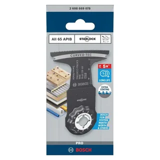 Bosch PRO AII 65 APIB - Multifunctioneel Zaagblad - Bimetalen Onderdelen - 65mm Breed - 40mm Diep von Bosch Professional – Produktbild 2 von 2