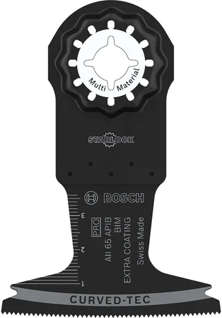 Bosch PRO AII 65 APIB - Multifunctioneel Zaagblad - Bimetalen Onderdelen - 65mm Breed - 40mm Diep von Bosch Professional – Produktbild 1 von 2