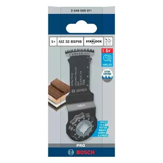 Bosch PRO AIZ 32 BSPIB Serie - Invalzaagblad - Bimetalen Constructie - Starlock Systeem - 32mm x 50mm de Bosch Professional – image du produit 2 sur 6