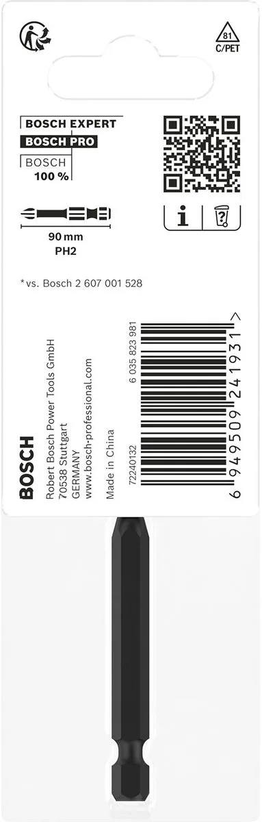 Bosch Pro Bit Impact PH2 90mm - 2608522524 by Bosch Professional – product image