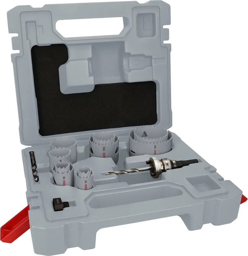 Bosch PRO Multi Material Lochsäge Q-Lock Halter-Set, 10-tlg. von Bosch Professional – Produktbild