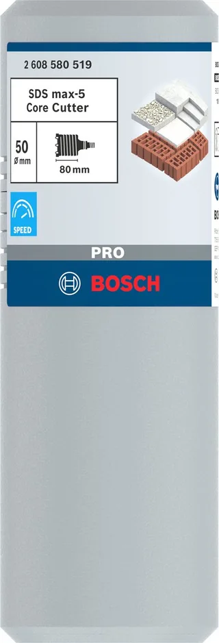 Bosch PRO SDS max-5 Core Cutter, 50 x 80 x 111 mm by Bosch Professional – product image 1 of 2