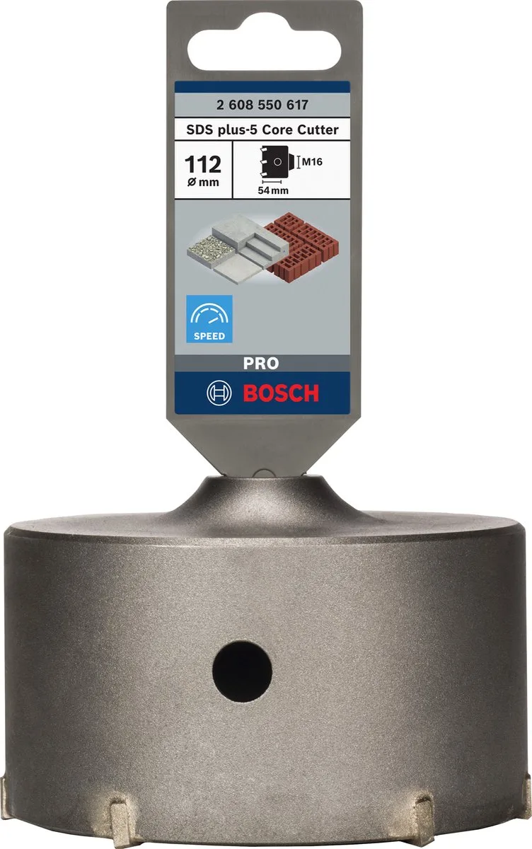 Bosch PRO SDS plus-5 Core Cutter, 112 x 50 x 72 mm by Bosch Professional – product image 1 of 2