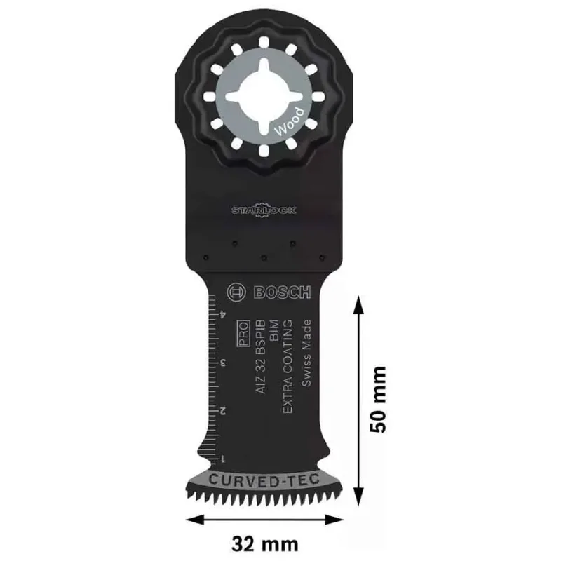 Bosch PRO Serie - Starlock Invalzaagblad - 32mm - Bi-Metaal - Curved-Tec by Bosch Professional – product image 4 of 6