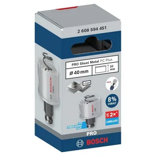 Bosch PRO Sheet Metal PC Plus Gatzaag 40 mm - 2608594451 von Bosch Professional – Produktbild 2 von 6