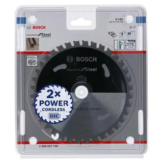 Bosch Accesorios Standard 160x20x40d Cl Metallkreissägeblatt von Bosch Professional – Produktbild 2 von 3