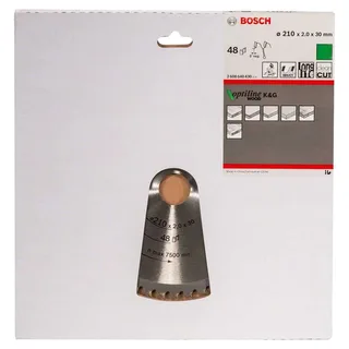 Bosch PRO Wood cirkelzaagblad, 210 x 2 x 30 mm de Bosch Professional – image du produit 2 sur 2