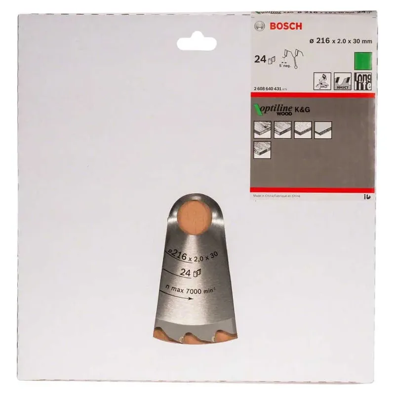 Bosch PRO Wood cirkelzaagblad, 216 x 2 x 30 mm by Bosch Professional – product image 2 of 2