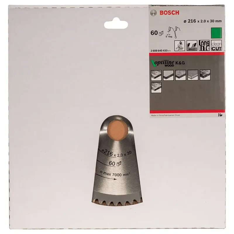 Bosch PRO Wood cirkelzaagblad, 216 x 2 x 30 mm by Bosch Professional – product image 2 of 2