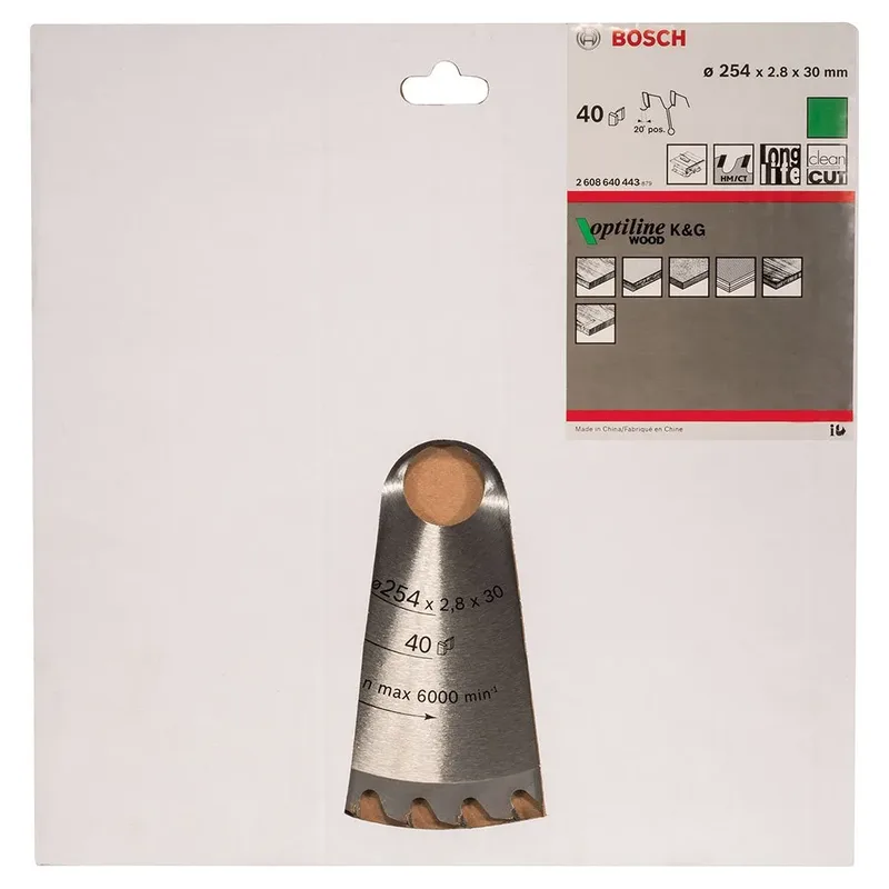 Bosch PRO Wood cirkelzaagblad, 254 x 2,8 x 30 mm by Bosch Professional – product image 2 of 2