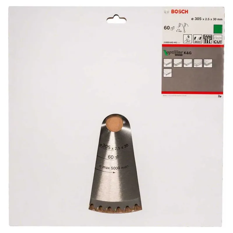 Bosch PRO Wood cirkelzaagblad, 305 x 2,5 x 30 mm de Bosch Professional – image du produit 2 sur 2