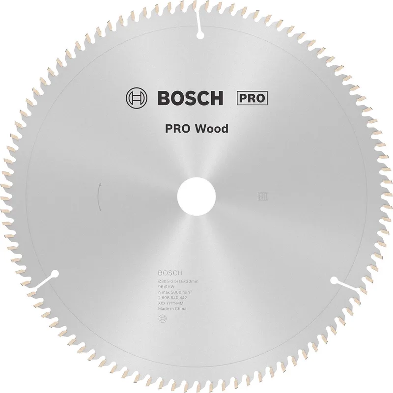 Bosch PRO Wood cirkelzaagblad, 305 x 2,5 x 30 mm de Bosch Professional – image du produit 1 sur 2