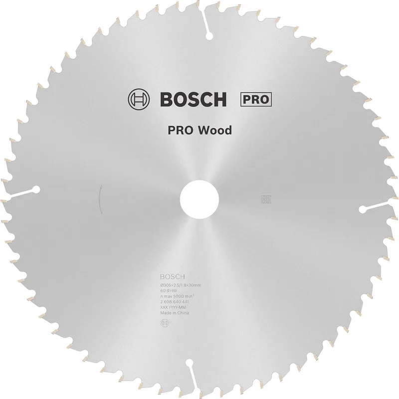 Bosch PRO Wood cirkelzaagblad, 305 x 2,5 x 30 mm de Bosch Professional – image du produit 1 sur 2