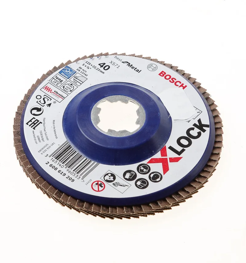 Bosch PRO X571 X-Lock lamellenschijf 125 mm G40 - 2608619209 de Bosch Professional – image du produit 1 sur 2