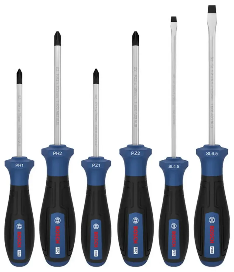 Bosch Professional 1600A039PD Schraubendreher-Set 6teilig PZ, PH, Schlitz by Bosch Professional – product image