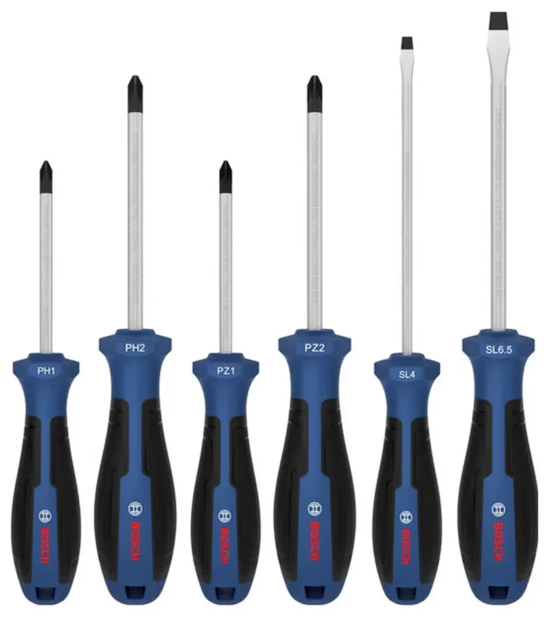 Bosch Professional 1600A039PH Schraubendreher-Set 6teilig PH, PZ, Schlitz by Bosch Professional – product image