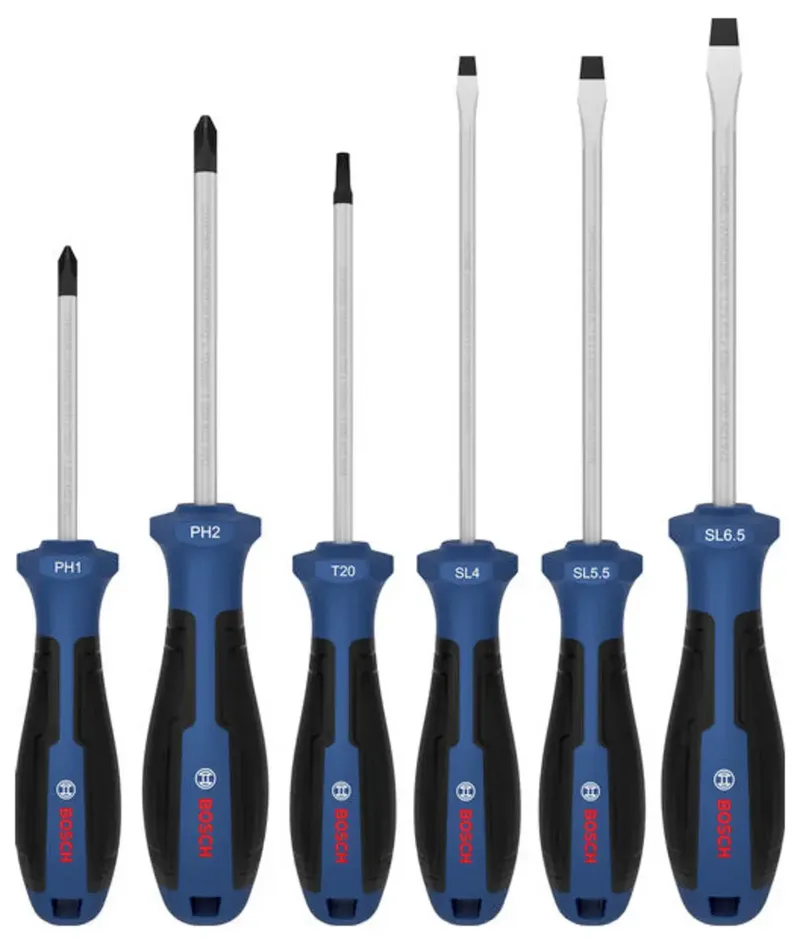 Bosch Professional 1600A039PJ Schraubendreher-Set 6teilig PH, Schlitz, TX by Bosch Professional – product image