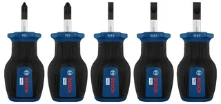 Bosch Professional 1600A03HU7 Schraubendreher-Set 5teilig PZ, Schlitz van Bosch Professional – productafbeelding 1 van 2