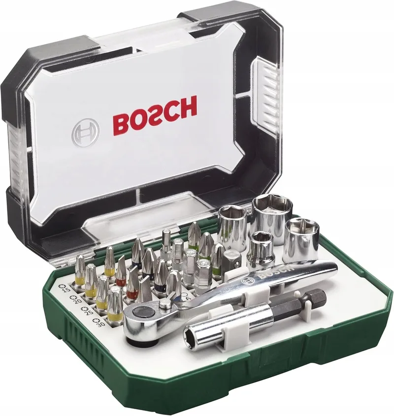 Bosch Professional 26-delige Bitset met Ratel van Bosch Professional – productafbeelding