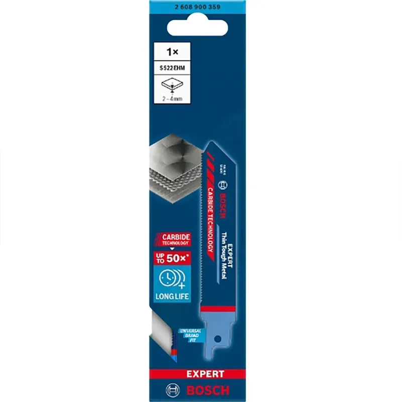 BOSCH Reciprozaagblad Expert Dun Hard Metaal Lengte 115 mm Breedte 19 mm ( 4000837491 ) by Bosch Professional – product image 5 of 6