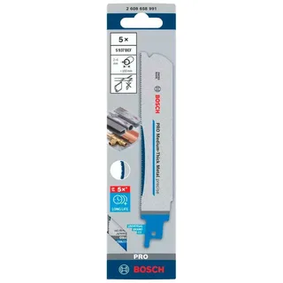 Bosch S937BEF Reciprozaagblad - 150 mm - Metaal - 5 Stuks von Bosch Professional – Produktbild 2 von 6