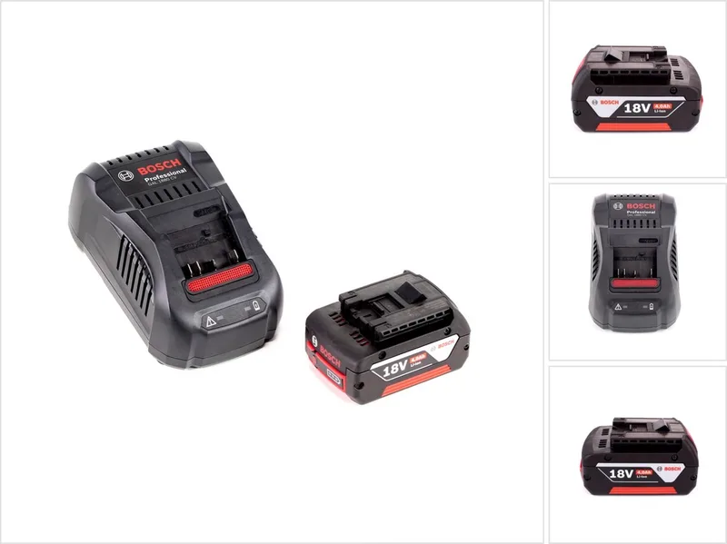 Bosch starterset 18 V met GBA 4,0 Ah Li-Ion accu + GAL 1880 oplader von Bosch Professional – Produktbild