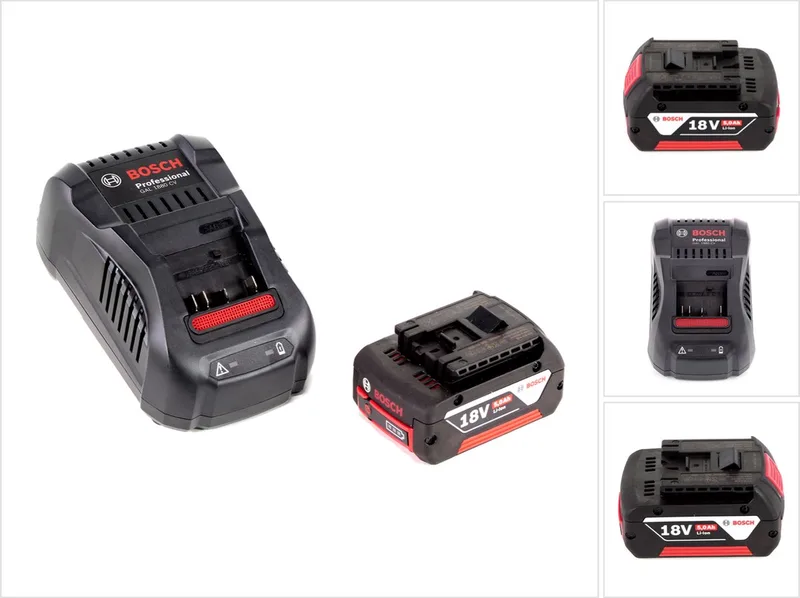 Bosch startset 18 V met 1x GBA 18 V 5,0 Ah Li-Ion accu + GAL 1880 snellader by Bosch Professional – product image
