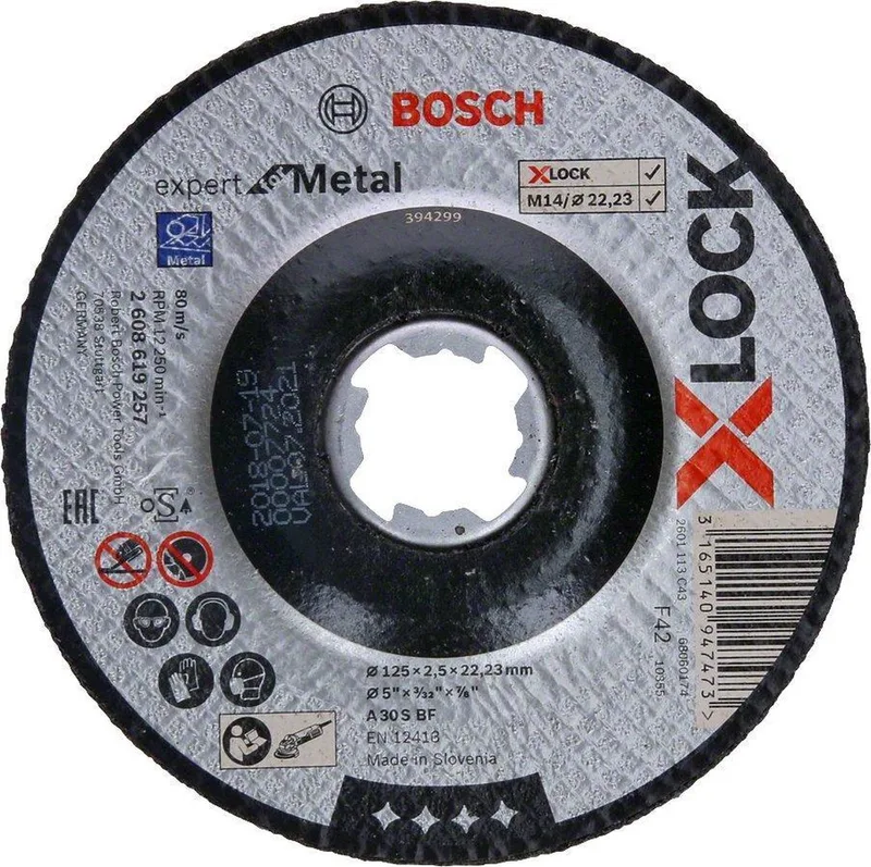 Bosch X-LOCK doorslijpschijf 125x2,5mm Exp. for Metal gebogen de Bosch Professional – image du produit 1 sur 3