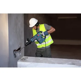 Breekhamer GSH 11 E (Handgreep, machinedoek, plattebeitel 400 x 25 mm, vettube) van Bosch Professional – productafbeelding 2 van 4