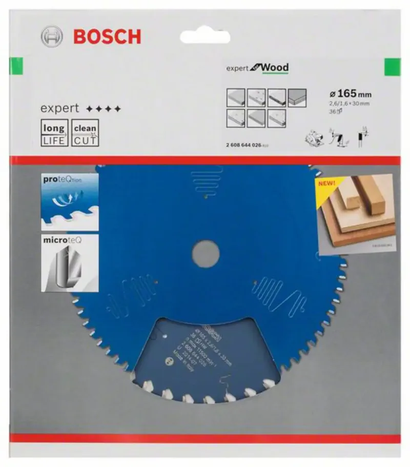 Cirkelzaagblad expert for HighPressureLaminate 160x20x2.2/1.6x48 T by Bosch Professional – product image 2 of 2