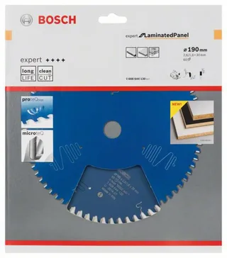 Cirkelzaagblad expert for Wood 184x16x2.6/1.6x56 T de Bosch Professional – image du produit 2 sur 2