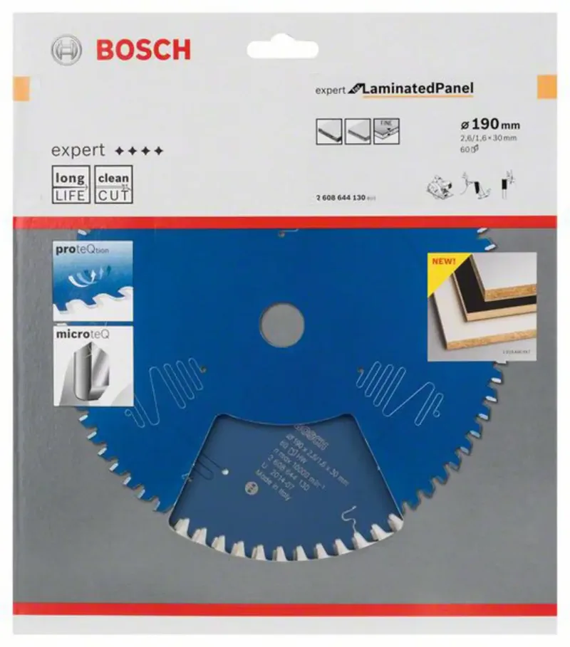 Cirkelzaagblad expert for Wood 184x16x2.6/1.6x56 T de Bosch Professional – image du produit 2 sur 2