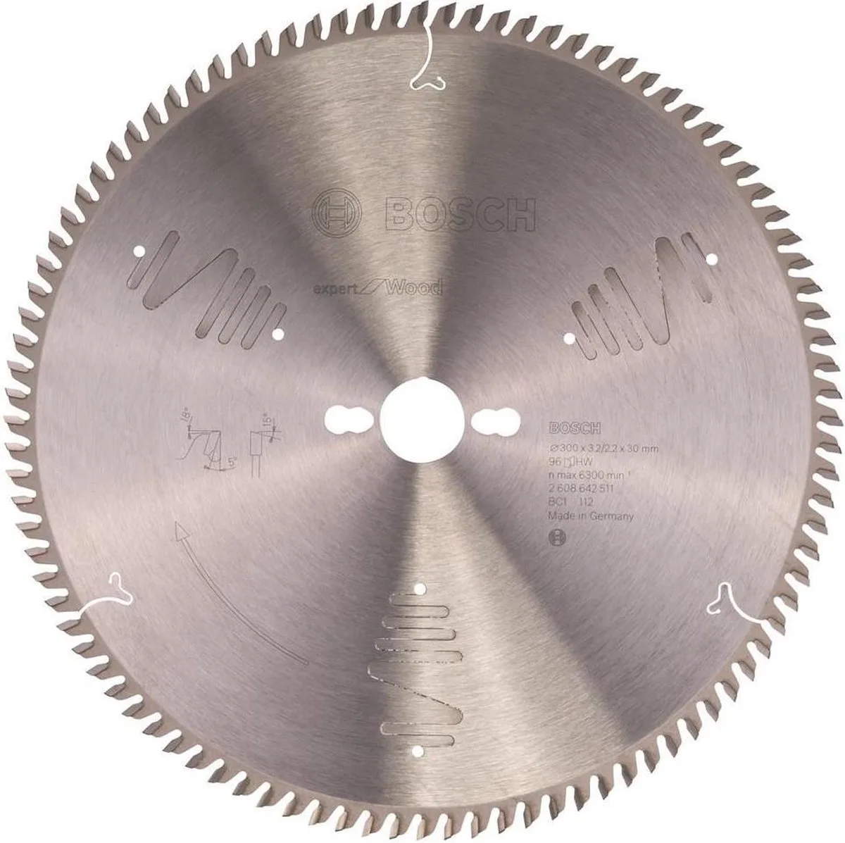 Cirkelzaagblad Expert for Wood 300 x 30 x 3,2 mm, 96 de Bosch Professional – image du produit