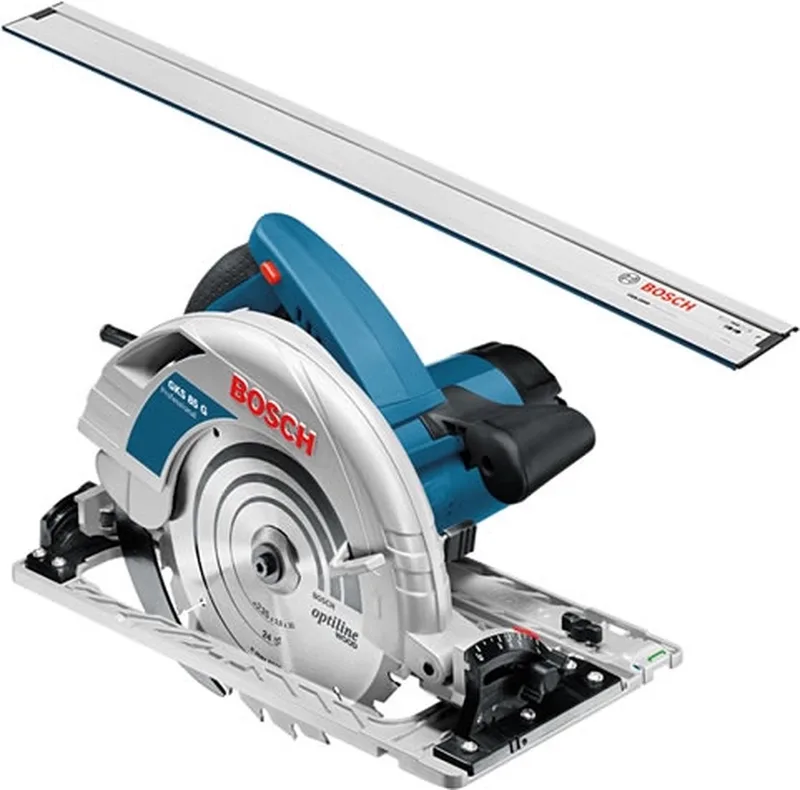 Cirkelzaagmachine GKS 85 G (Afzuigadapter, geleiderail FSN 1600, HM-zaagblad 235 mm Ø, inbusstiftsleutel SW 5) by Bosch Professional – product image