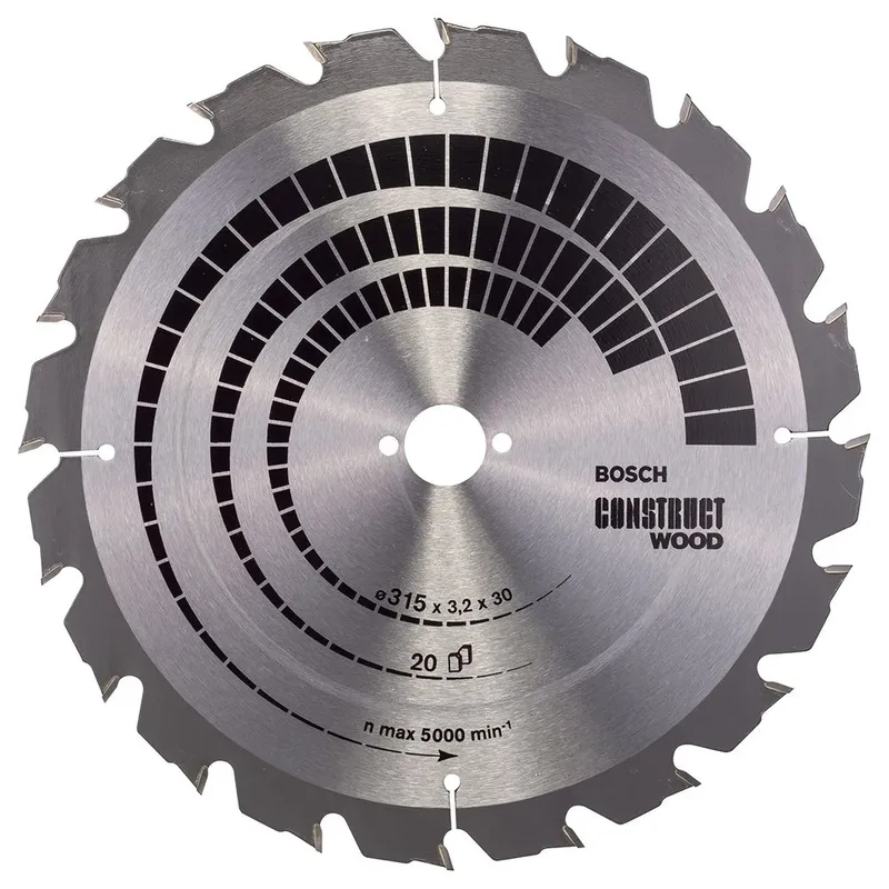 Cw Wo S 315x30-20d Cirkelzaagblad Voor Hout by Bosch Professional – product image 1 of 2