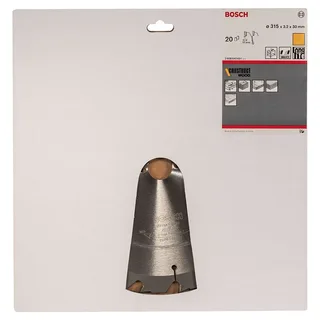 Cw Wo S 315x30-20d Cirkelzaagblad Voor Hout by Bosch Professional – product image 2 of 2