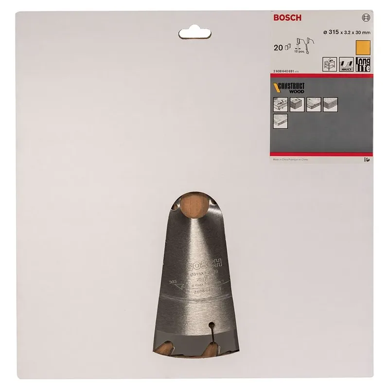 Cw Wo S 315x30-20d Cirkelzaagblad Voor Hout by Bosch Professional – product image 2 of 2
