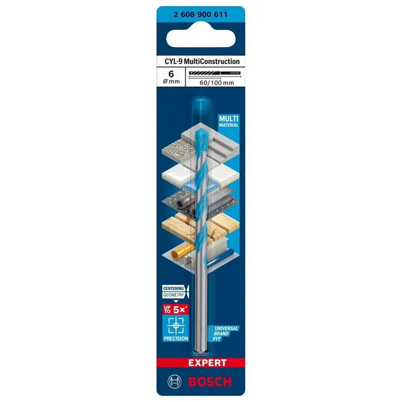 Cyl-9 Mc Drill Expert 6x60x100 Mm Keramische Boor by Bosch Professional – product image 1 of 5