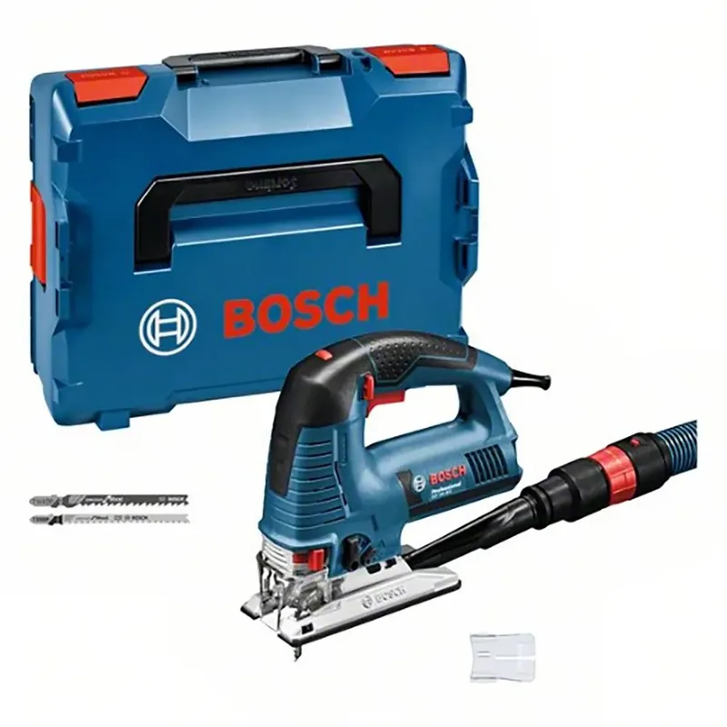 Decoupeerzaagmachine GST 160 BCE (1 x zaagblad T 144 DP, 1 x zaagblad T 244 D, 1 x zaagblad T 308 BP, 1 x antisplinterplaatje, afzuigset) van Bosch Professional – productafbeelding 2 van 5