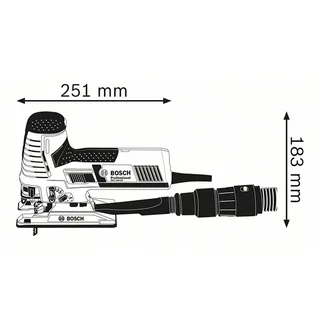Decoupeerzaagmachine GST 160 CE (1 x zaagblad T 144 DP, 1 x zaagblad T 244 D, 1 x zaagblad T 308 BP, 1 x antisplinterplaatje, afzuigset) de Bosch Professional – image du produit 2 sur 5