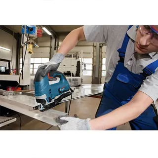 Decoupeerzaagmachine GST 90 BE (1 x zaagblad, afzuigset, antisplinterplaatje, inbusstiftsleutel SW 5) van Bosch Professional – productafbeelding 4 van 5